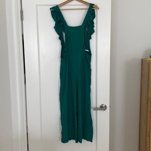 MANGO backless Green Romper